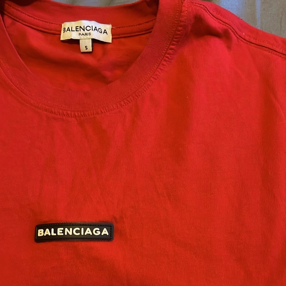 Balenciaga red shirt